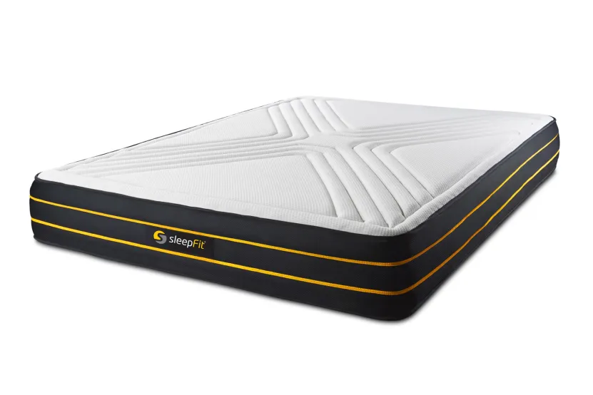 Matelas 200x200 cm Mémoire de forme et Micro ressorts ensachés - Ultra