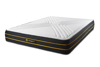 Matelas 120x220 cm Mémoire de forme et Micro ressorts ensachés - Ultra