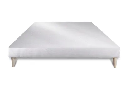 Ensemble Matelas Sommier 160x200 cm - Sommier Blanc (déjà monté) - Active