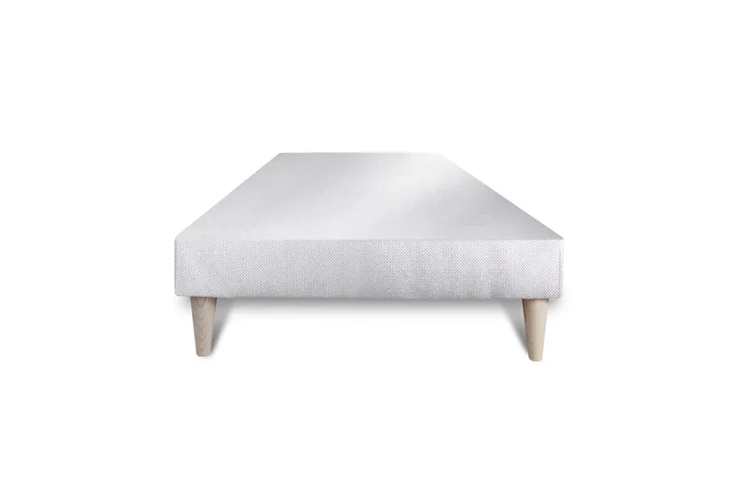 Ensemble Matelas Sommier 90x190 cm - Sommier Blanc (déjà monté) - Flexy